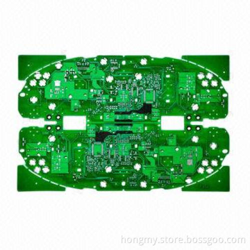 Membrane Keypad PCB Board with Green Solder Mask, Made of FR-4, HASL Surface Finished